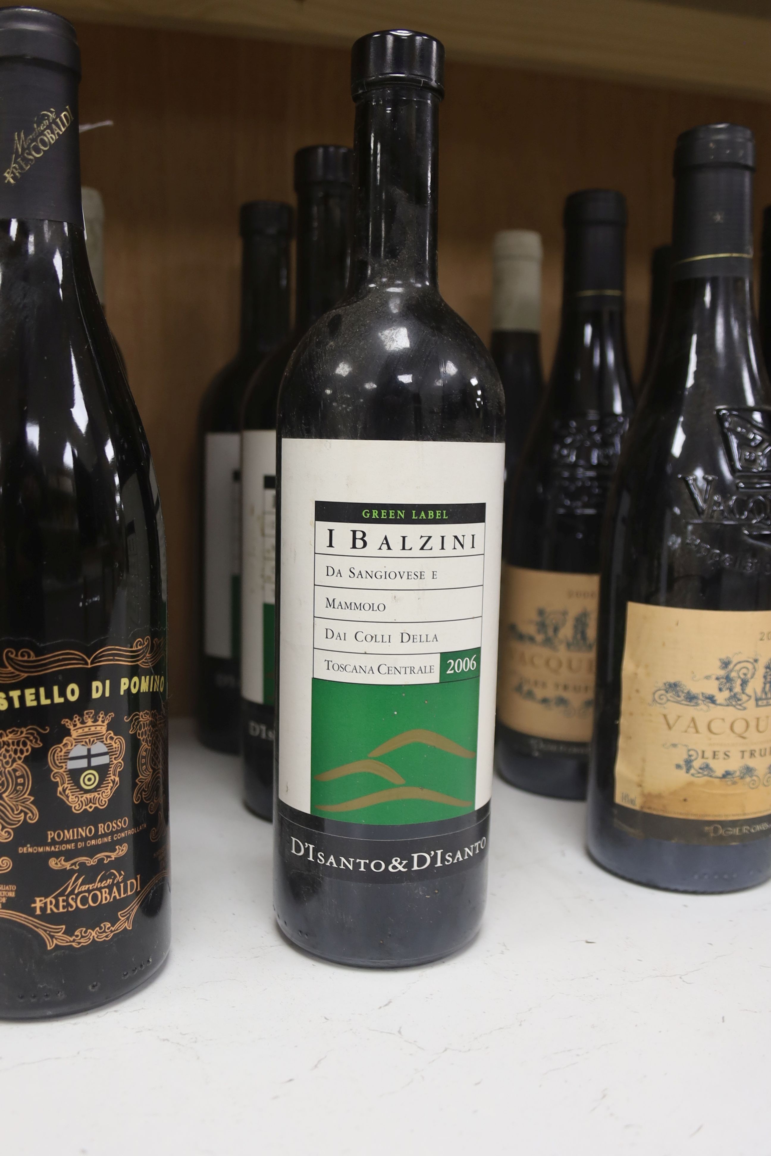 Twenty four bottles of mixed red wines